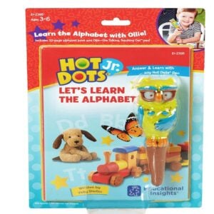 Educational Insights - Hot Dots® Jr. - Let's Learn the Alphabet with Ollie the Talking, Teaching Owl Pen