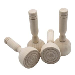Anthony Peters - Wooden Clay, Dough & Paint Stampers - 4pcs