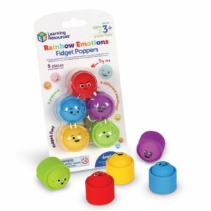 Learning Resources - Rainbow Emotion Fidget Poppers: Kids SEL Sensory Toy