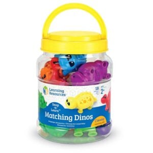 Learning Resources - Snap-n-Learn™ Shape Matching Dinosaurs: Fine Motor Toy Toddlers