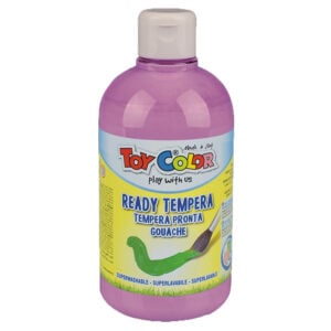 Toy Color - Superwashable Ready-Mix Tempera Paint for Kids - Pastel Shades - 500ml