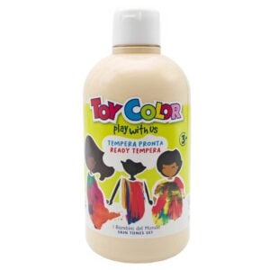 Toy Color - Superwashable Ready-Mix Tempera Paint for Kids - Skin Tone Shades - 500ml