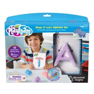 Educational Insights - Playfoam® Sensory Dough - Shape & Learn Alphabet Set