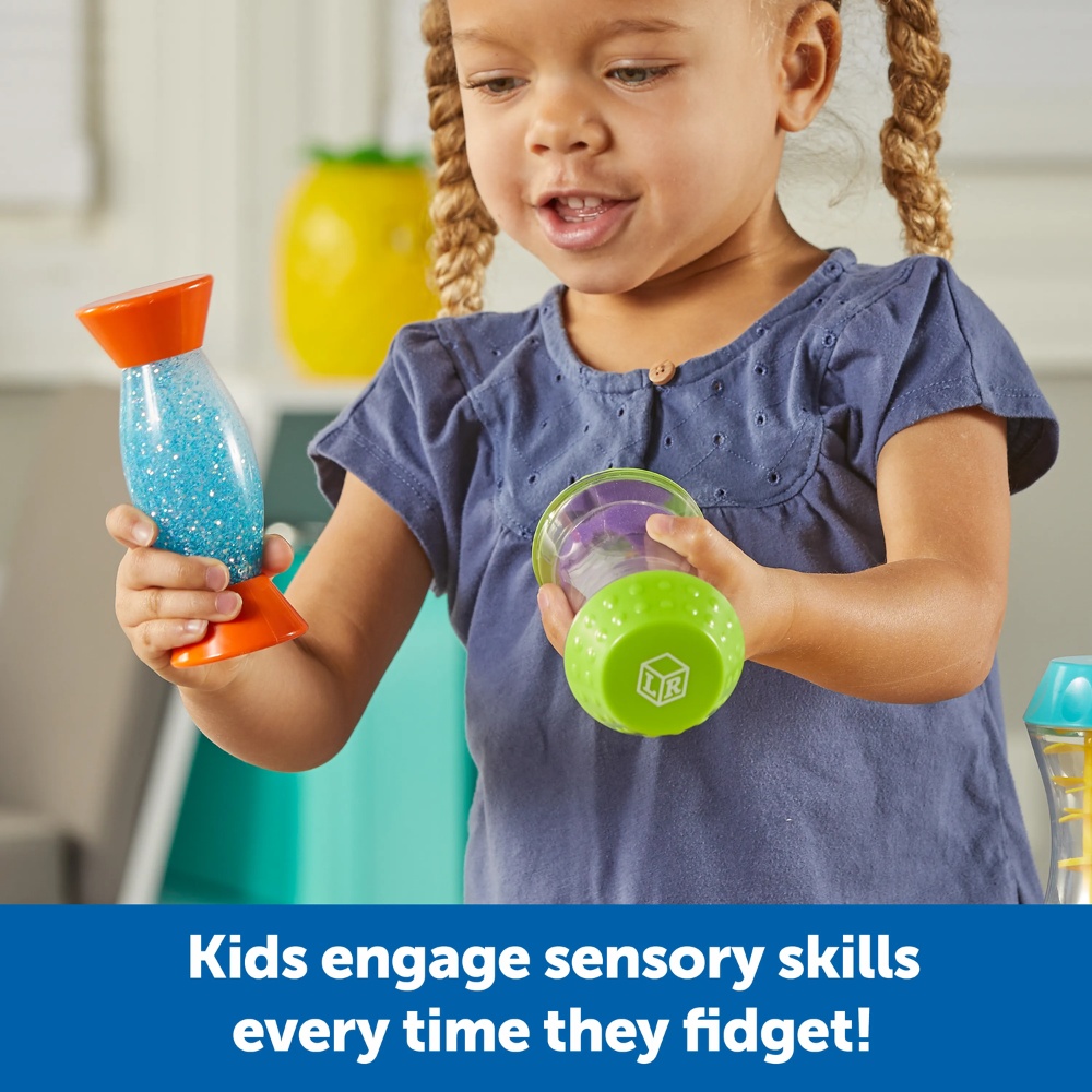 Learning Resources - Sensory Trio Fidget Tubes - 3-Piece Calming Sensory Toy Set - Image 3