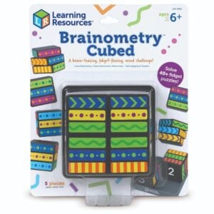 Learning Resources - Brainometry™ Cubed Shape & Fidget Kids Travel Puzzle Game