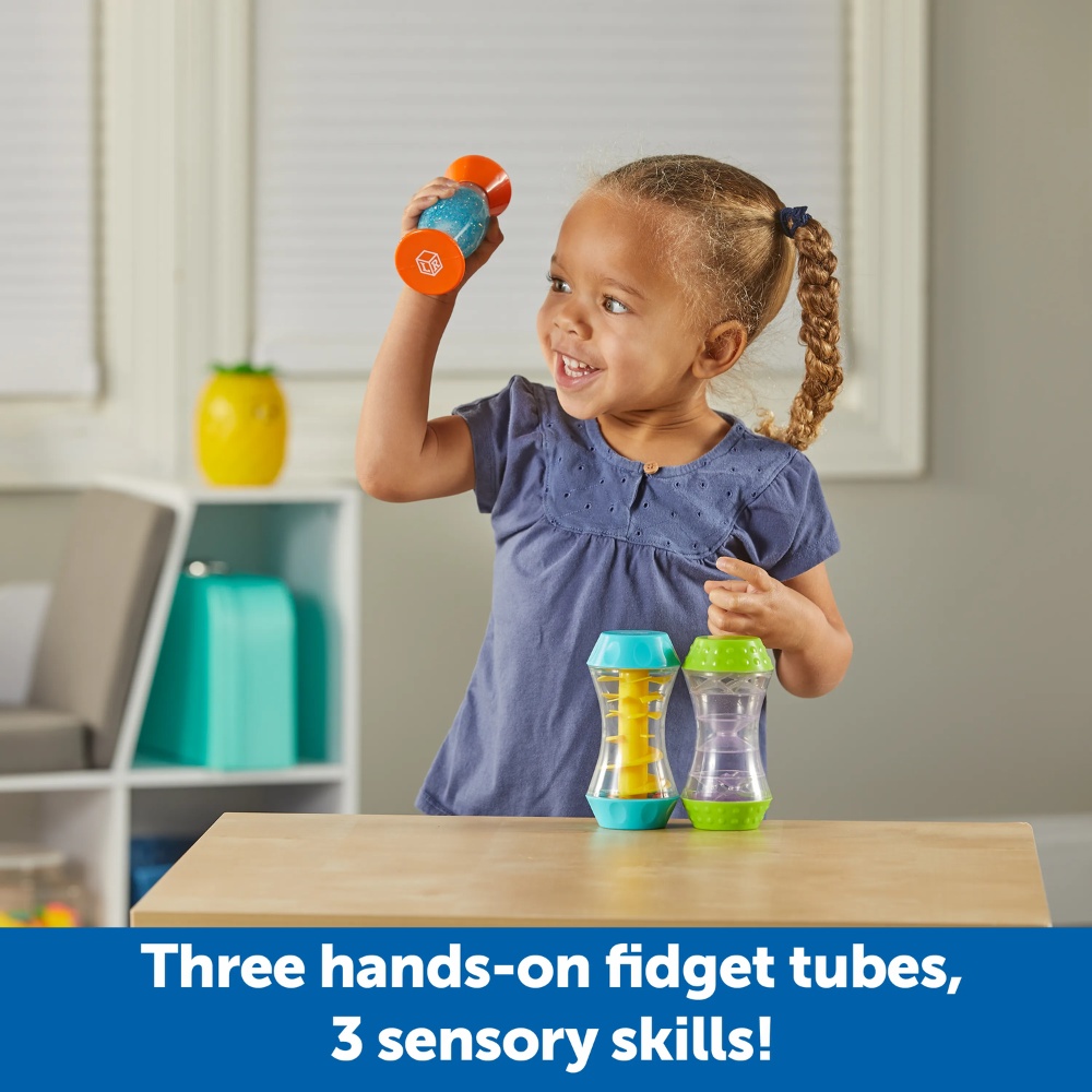 Learning Resources - Sensory Trio Fidget Tubes - 3-Piece Calming Sensory Toy Set - Image 2