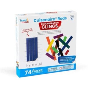 Hand2Mind - Cuisenaire® Rods Demonstration Clings: 74 Pieces