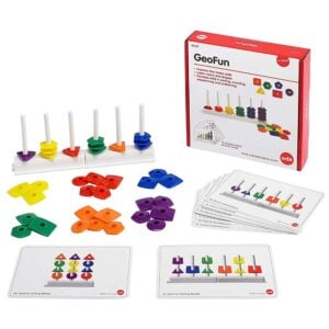 EDX Education - GeoFun Geometric Sorting Beads - Math Manipulatives Learning Set