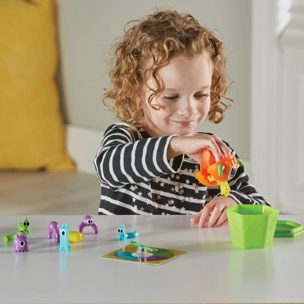 Hand2Mind - Grab That Monster - Fine Motor Sorting Activity Game for Kids - Image 7