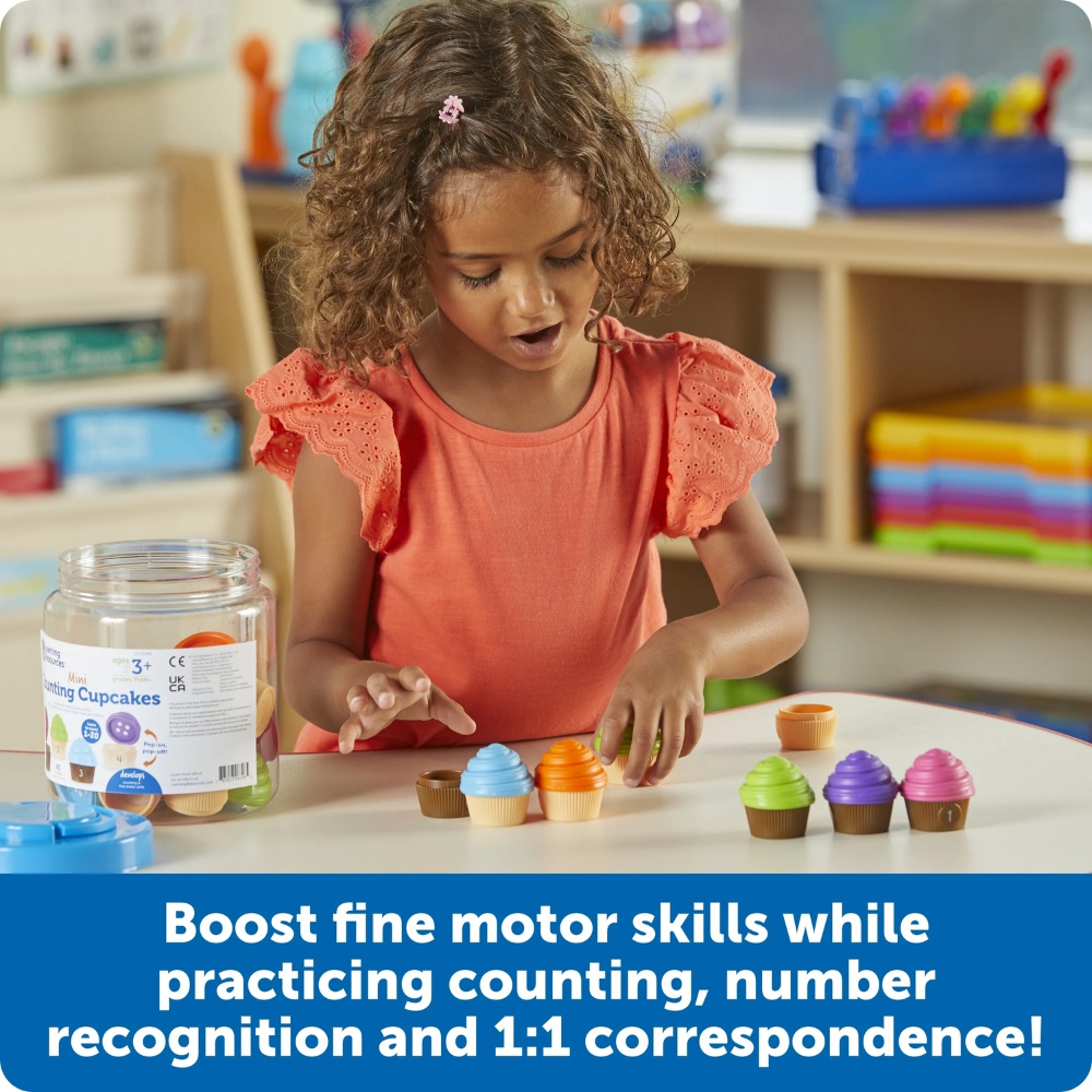 Learning Resources - Mini Counting Cupcakes Maths Toy Set - 40 Pieces - Image 3
