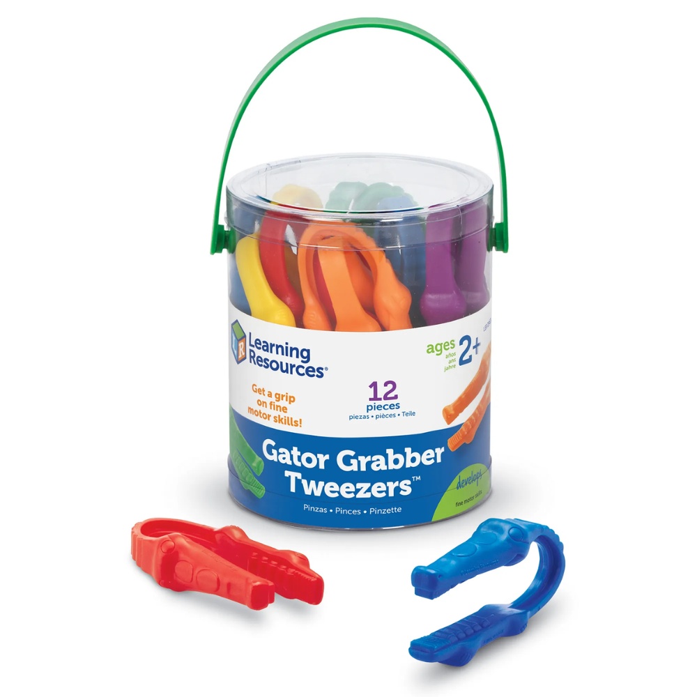 Learning Resources - Gator Grabber Tweezers set of 12