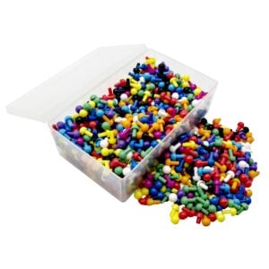 Invicta Education - 1000 Assorted Pegs (100 x 10)