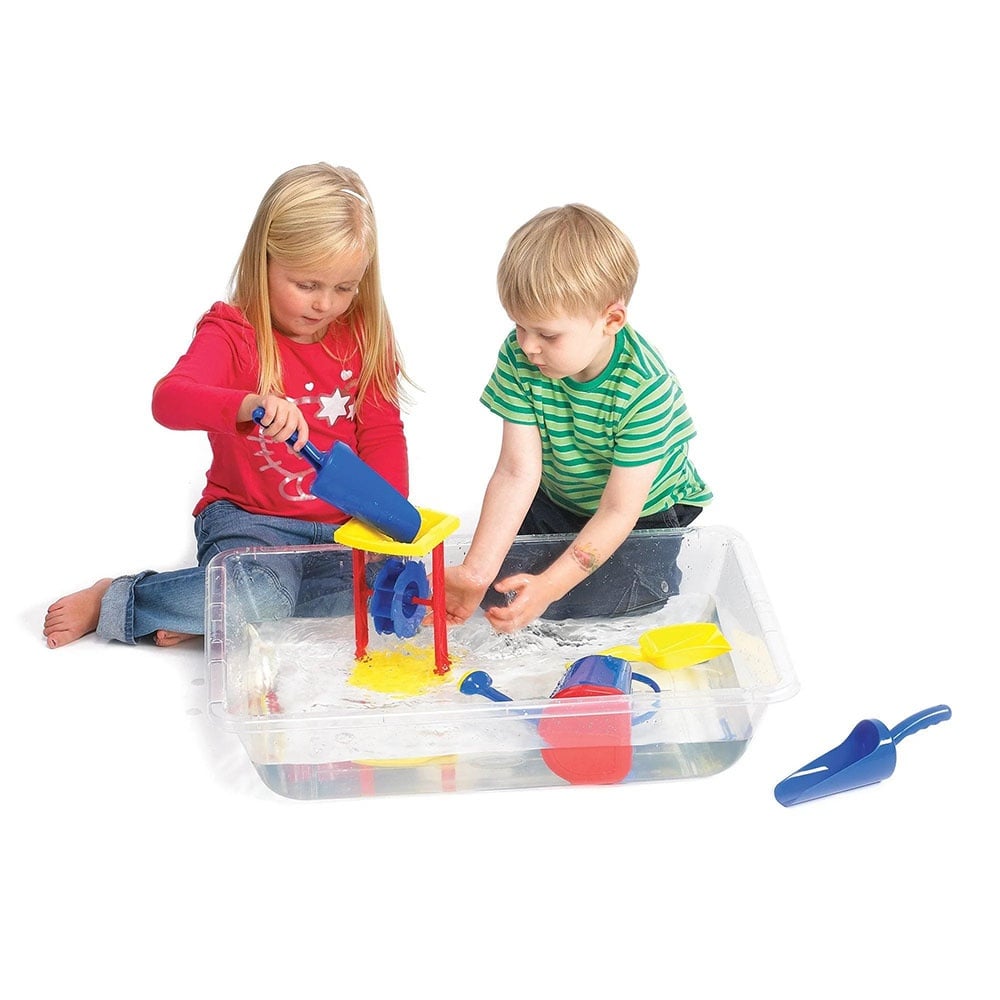 EDX Education - Sand & Water Sensory Tray - Translucent - 1 Piece - Image 3