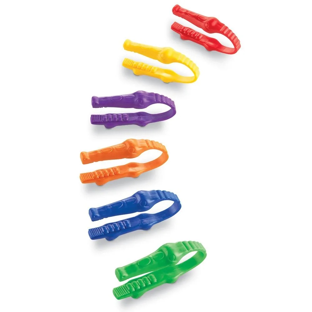 Learning Resources - Gator Grabber Tweezers set of 12 - Image 3