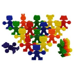 Greenbean - Linking Animals - Interlocking Building Blocks - 96pcs in Polybag