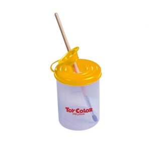 Toy Color - Anti-Spill Round Paint Jar with Lid