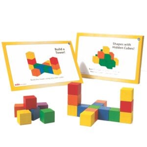EDX Education - Colour Cubes - Wooden 20mm with Cards - 102pcs
