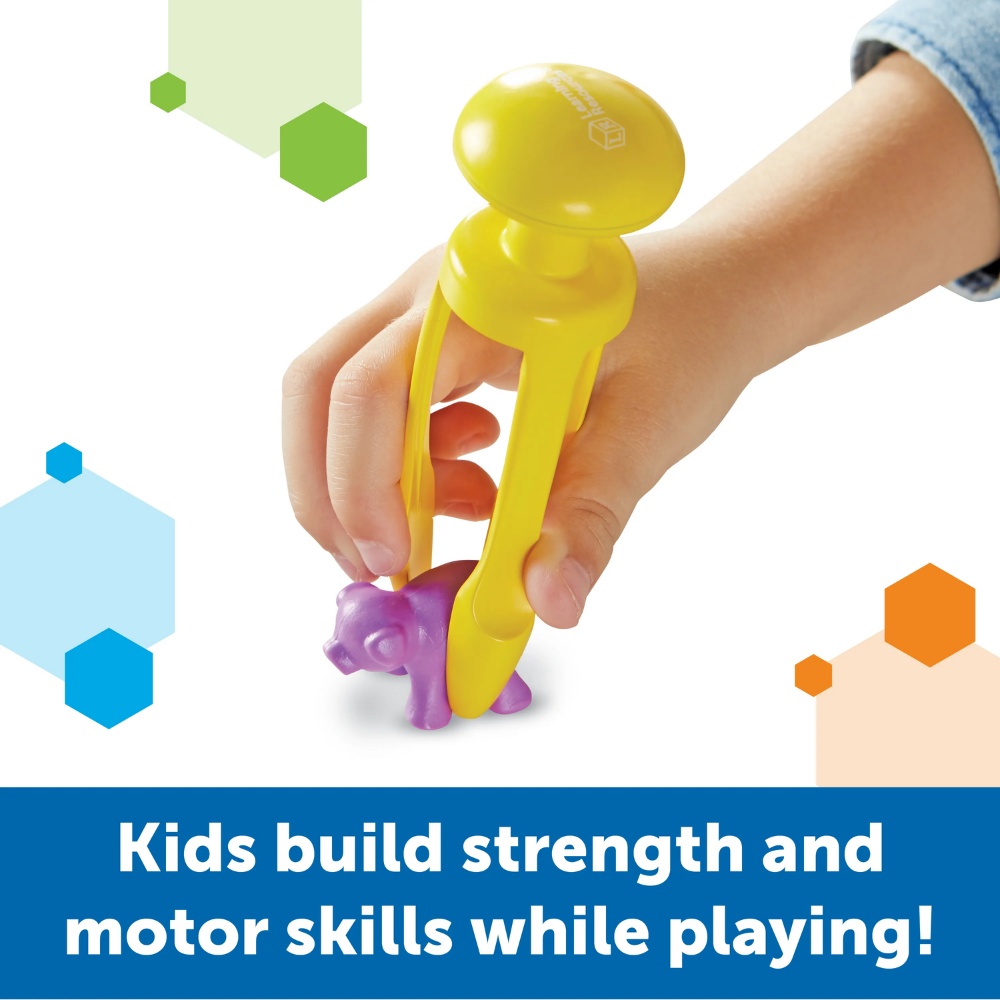 Learning Resources - Tri-Grip Tongs - Fine Motor & Sensory Play Tool - Image 2