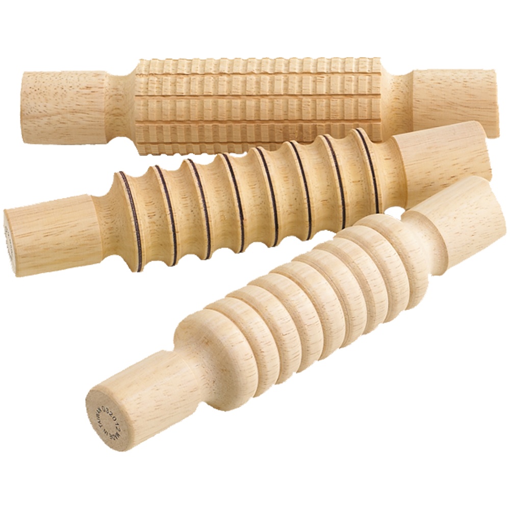 EDX Education - Rolling Pins Set Profiled 3pcs