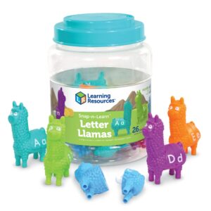 Learning Resources - Snap-n-Learn™ Letter Llamas: ABC Alphabet Fine Motor Toy Toddlers