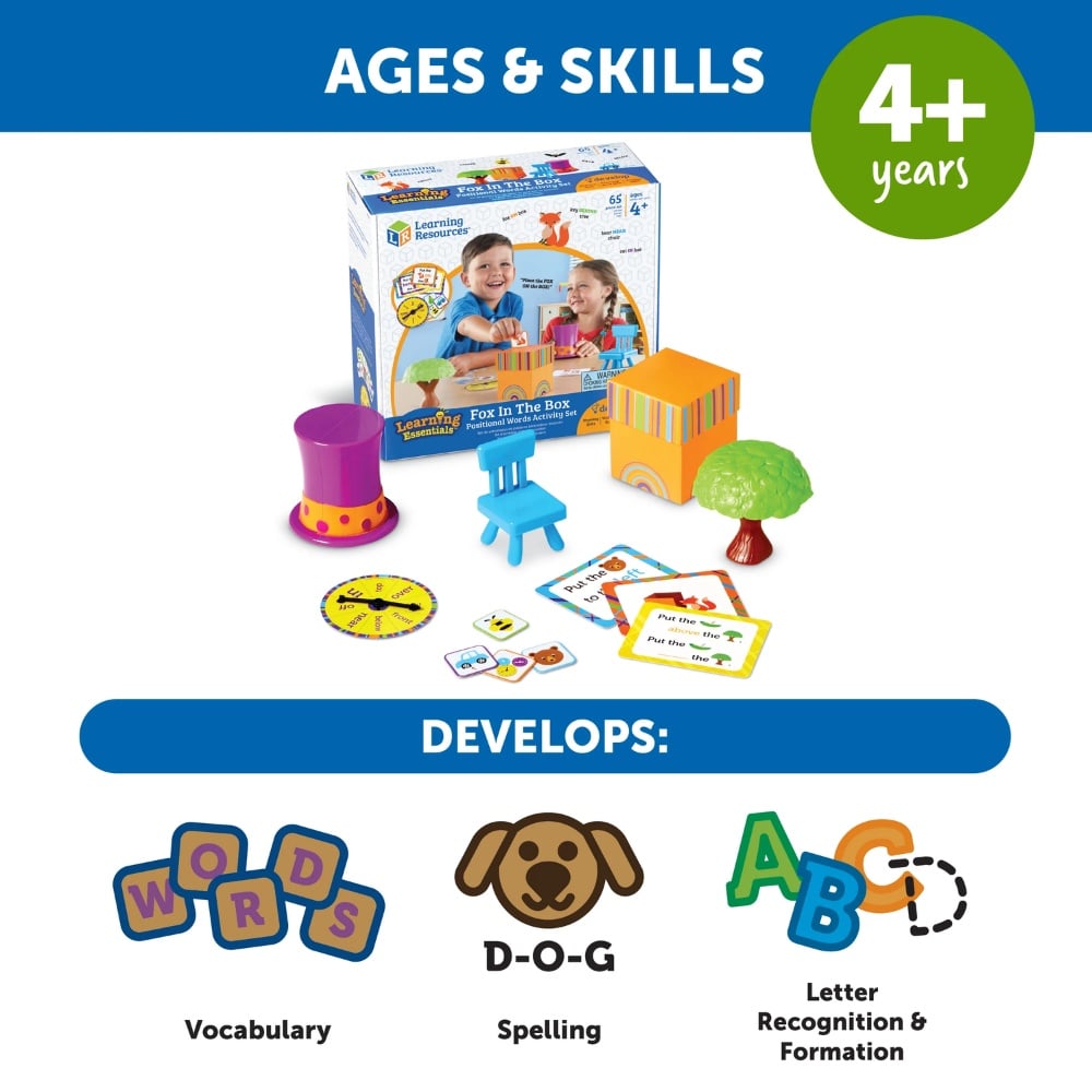 Learning Resources - Fox in the Box Positional Words Activity Set - Image 7