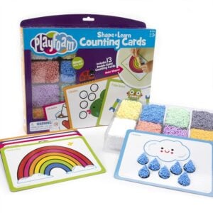 Educational Insights - Playfoam® Sensory Dough - Shape & Learn Counting Cards