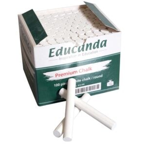 Greenbean - Premium Chalk - White - Round - 100pcs