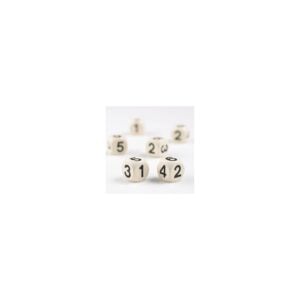 EDX Education - Dice - Wood Number 1-6 - 18mm - 12pcs Polybag