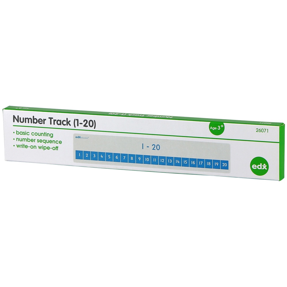 EDX Education - Number Lines - Write & Wipe - 1-20 - Student - 15pcs - Image 3