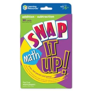 Learning Resources - Snap it Up!® Addition & Subtraction Maths Card Game