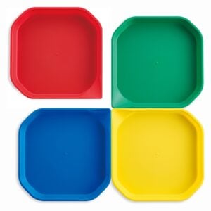 EDX Education - Fun2 Messy Tray - Activity Play Trays - 4 Colours - 4pcs