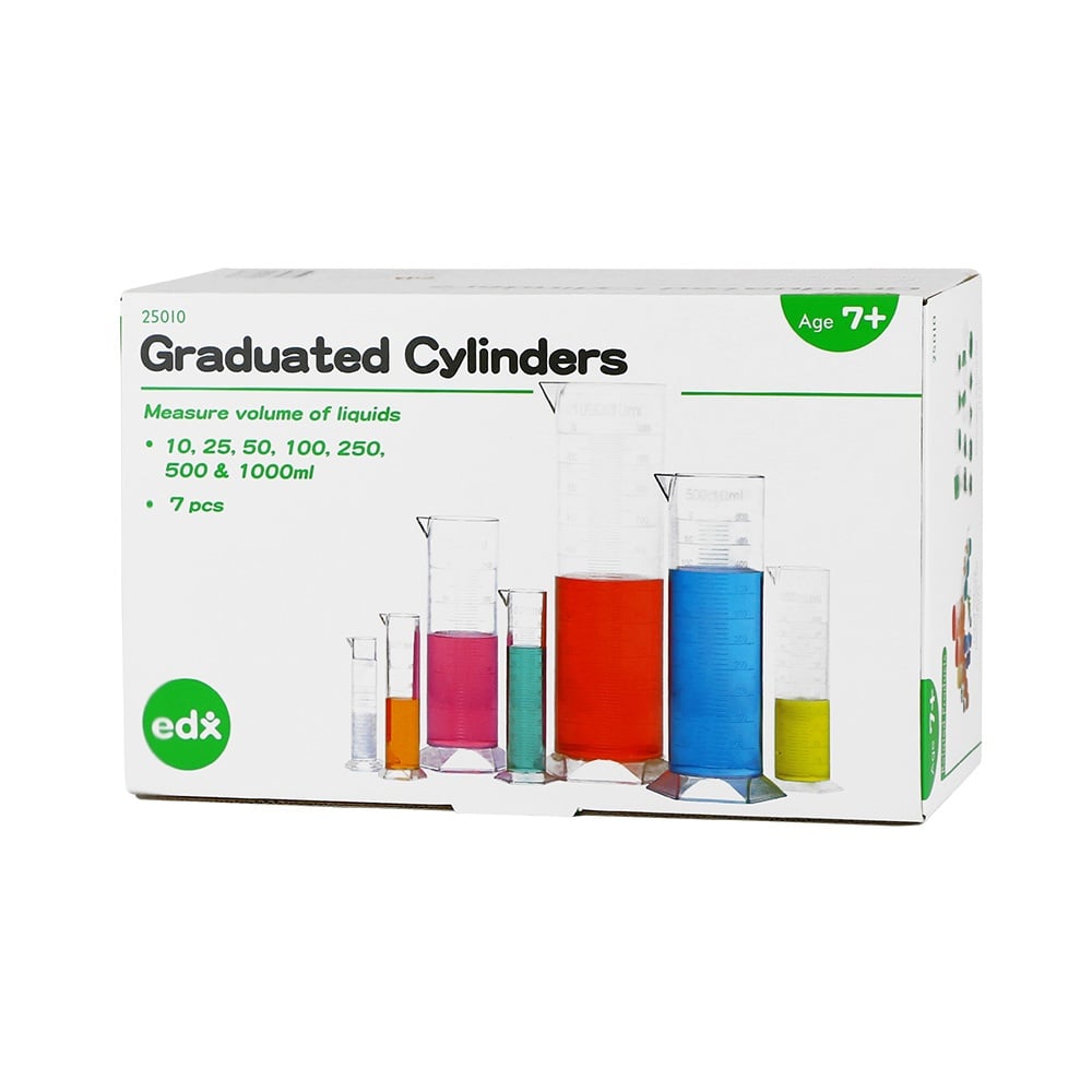 EDX Education - Graduated Cylinder Set - 7pcs - Image 3