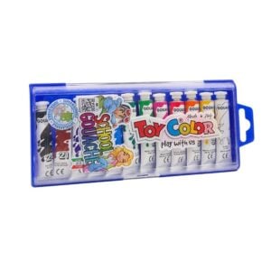 Toy Color - Tempera Gouache Paint Tubes Set 12 x 7.5ml - Non-Toxic Water-Based Art Paint