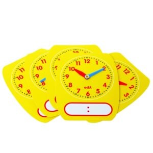 EDX Education - Clock - Write & Wipe - Student 12Hr - 5pcs