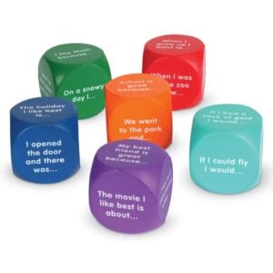 Learning Resources - Writing Prompt Cubes: Creative Storytelling Game Ages 6+