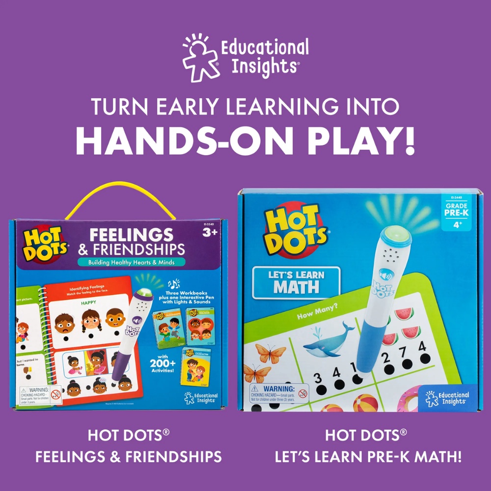 Educational Insights - Hot Dots® Learn at Home Reading & Maths Set 1 - Image 6