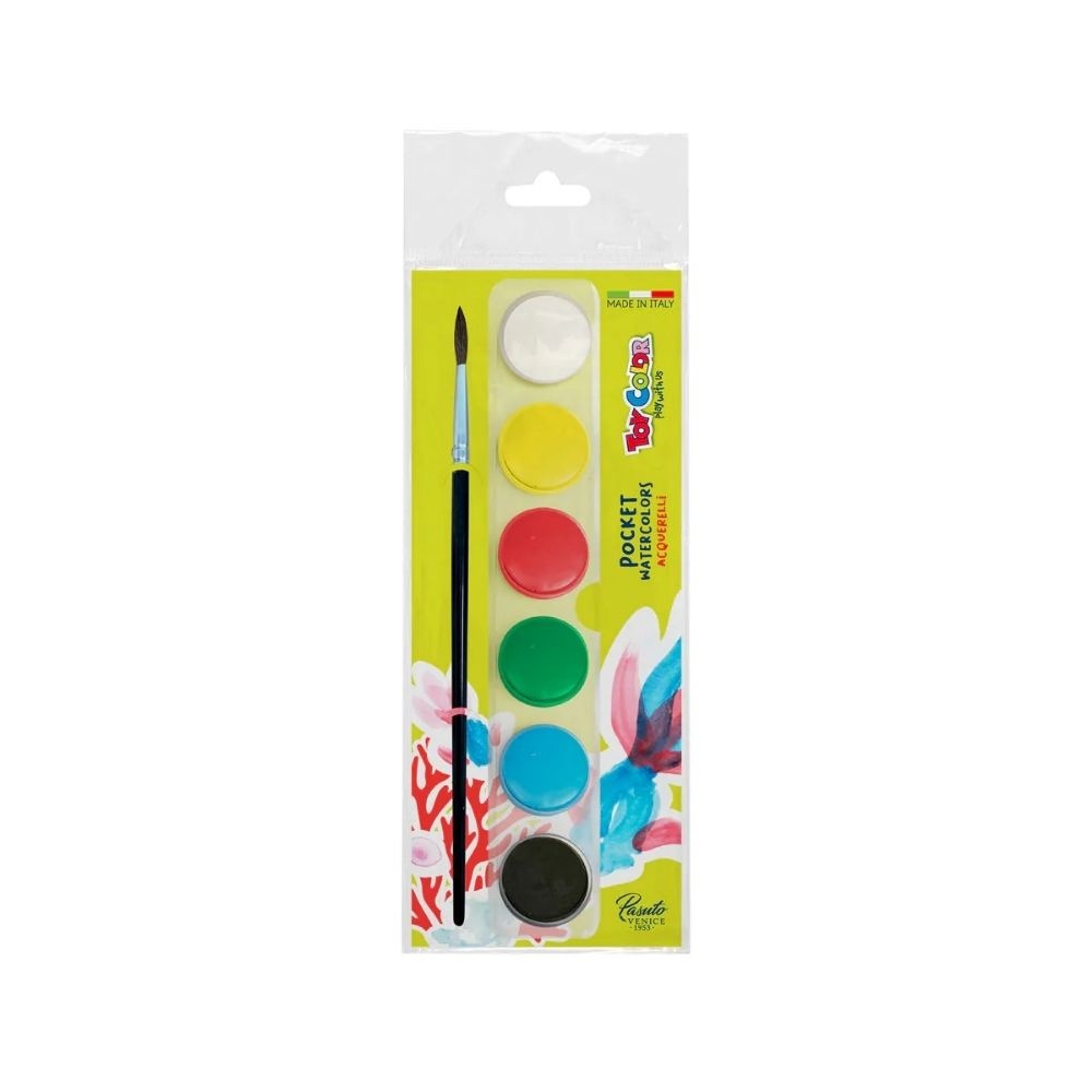 Toy Color - Watercolours Party Kit - Classic, Pearly, Neon - 12 Packs in Gift Box - Image 4