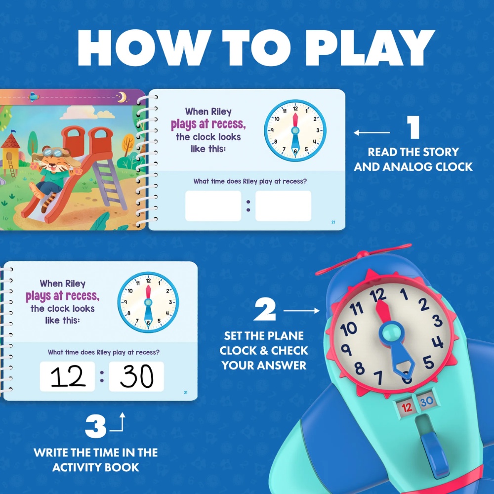 Educational Insights - Time to Learn Telling Time Activity Toy for Kids - Image 2