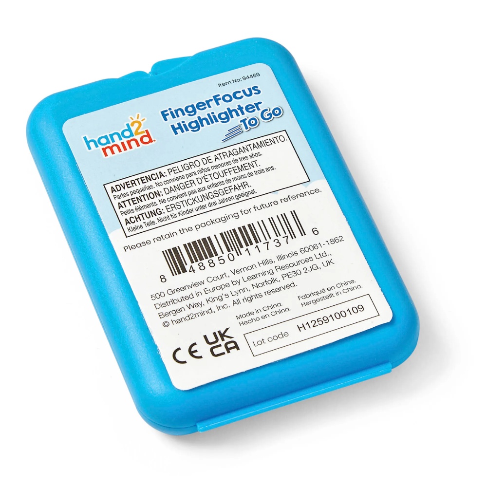 Hand2Mind - Fingerfocus® Highlighter To Go: Finger-point Reading Tool - Image 9