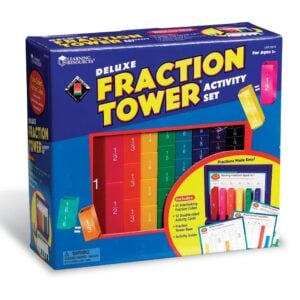 Learning Resources - Deluxe Fraction Tower Cubes Activity Set