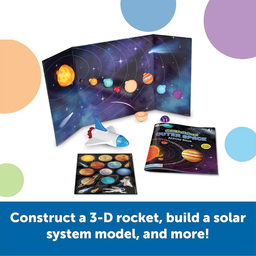 Learning Resources - Skill Builders! Outer Space Educational Science Activity Kit - Image 2