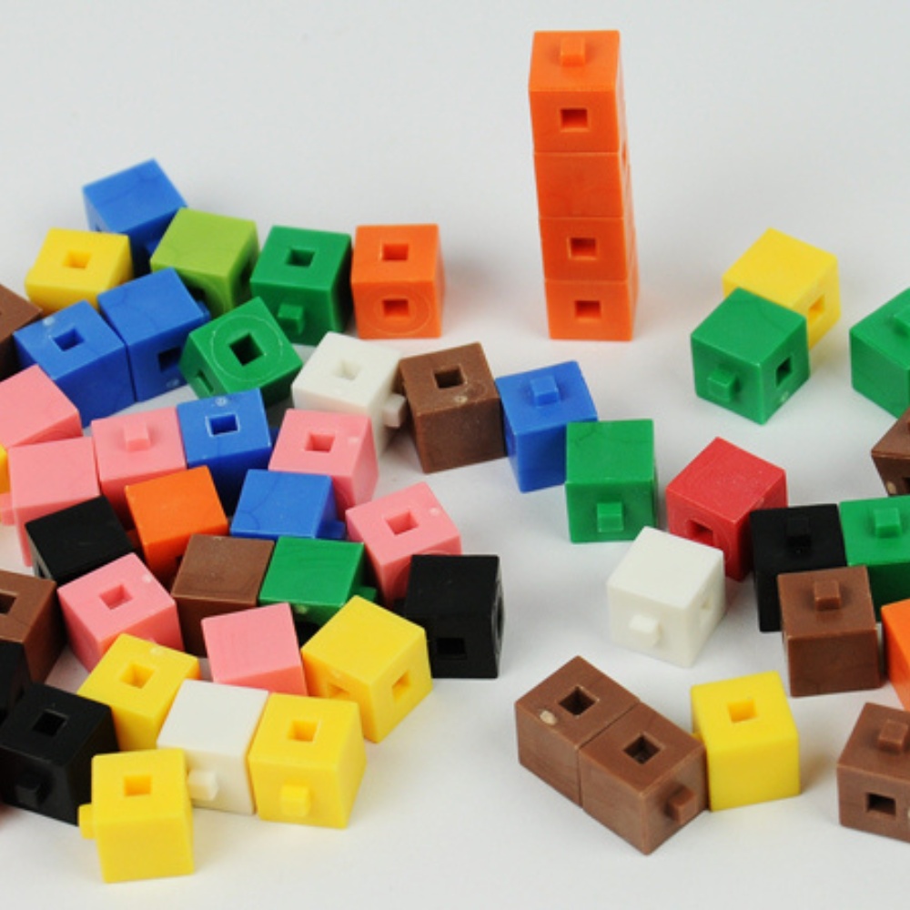 Greenbean - 1cm Interlocking Cubes 1000pcs - Maths Counting Manipulatives - Image 3