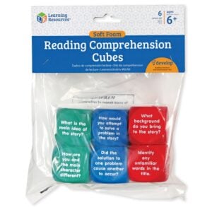 Learning Resources - Reading Comprehension Cubes: Literacy Game for Kids Ages 6+
