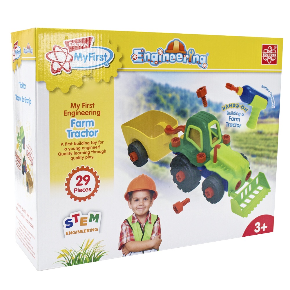 Edu-Toys - My First - Construction - Farm Tractor - Image 3