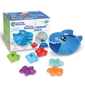 Learning Resources - Steve Scoop & Splash Shark™ Bath Toy Learning Set