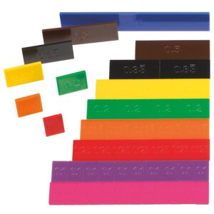 EDX Education - Decimal Tiles - 1 to 0.0833... - Mini Printed - 51pcs