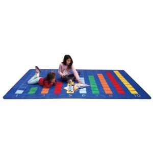 Learning Classroom Carpets - Counting Colour Grid - Rectangle - 274 x 183 cm