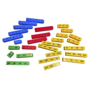 Greenbean - Word Connectors - Phonics Learning Set - 5 Colours - 112pcs