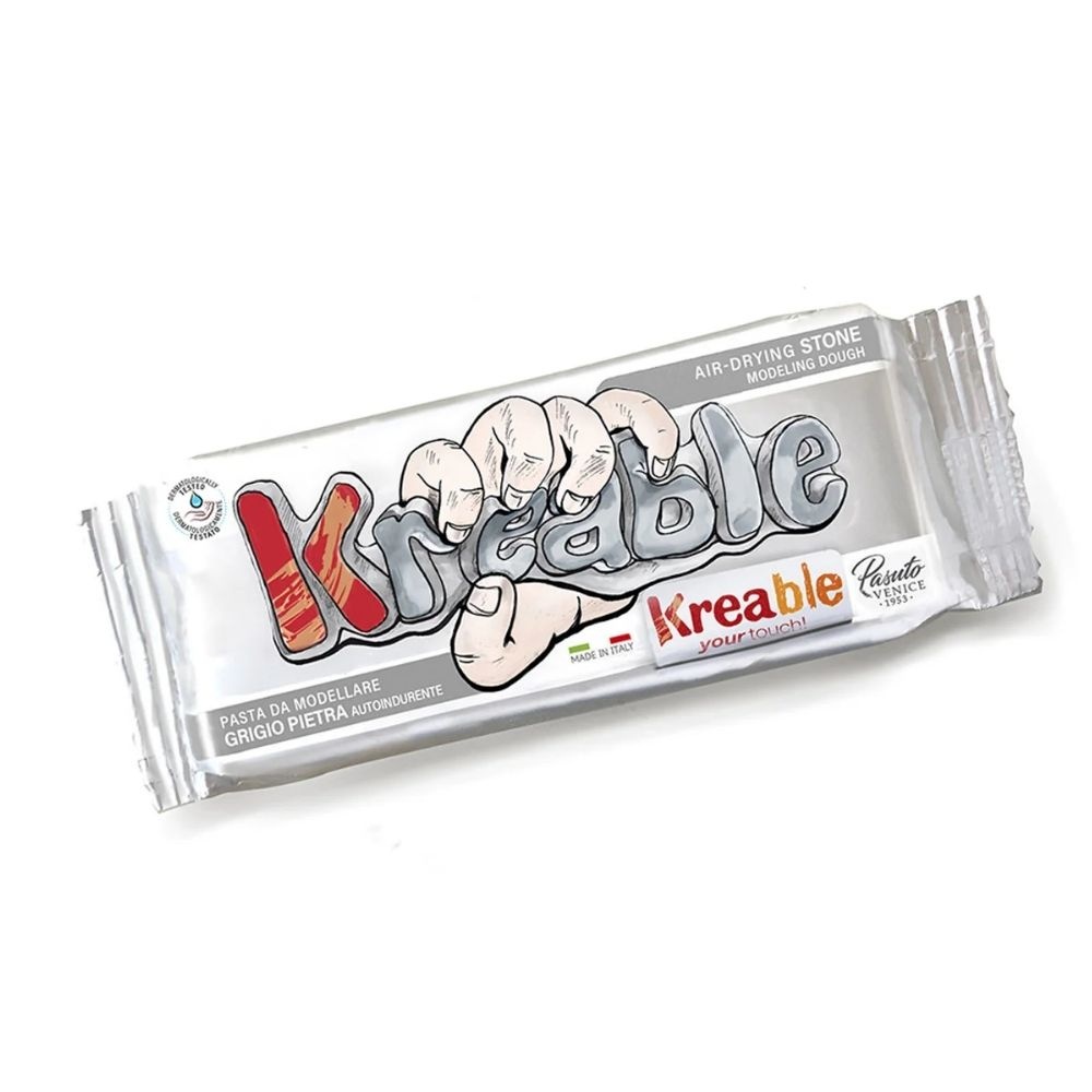 Toy Color Kreable - Air Dry Modeling Clay - Stone 500g - Non-Toxic Gluten-Free Self-Hardening Clay for Arts & Crafts