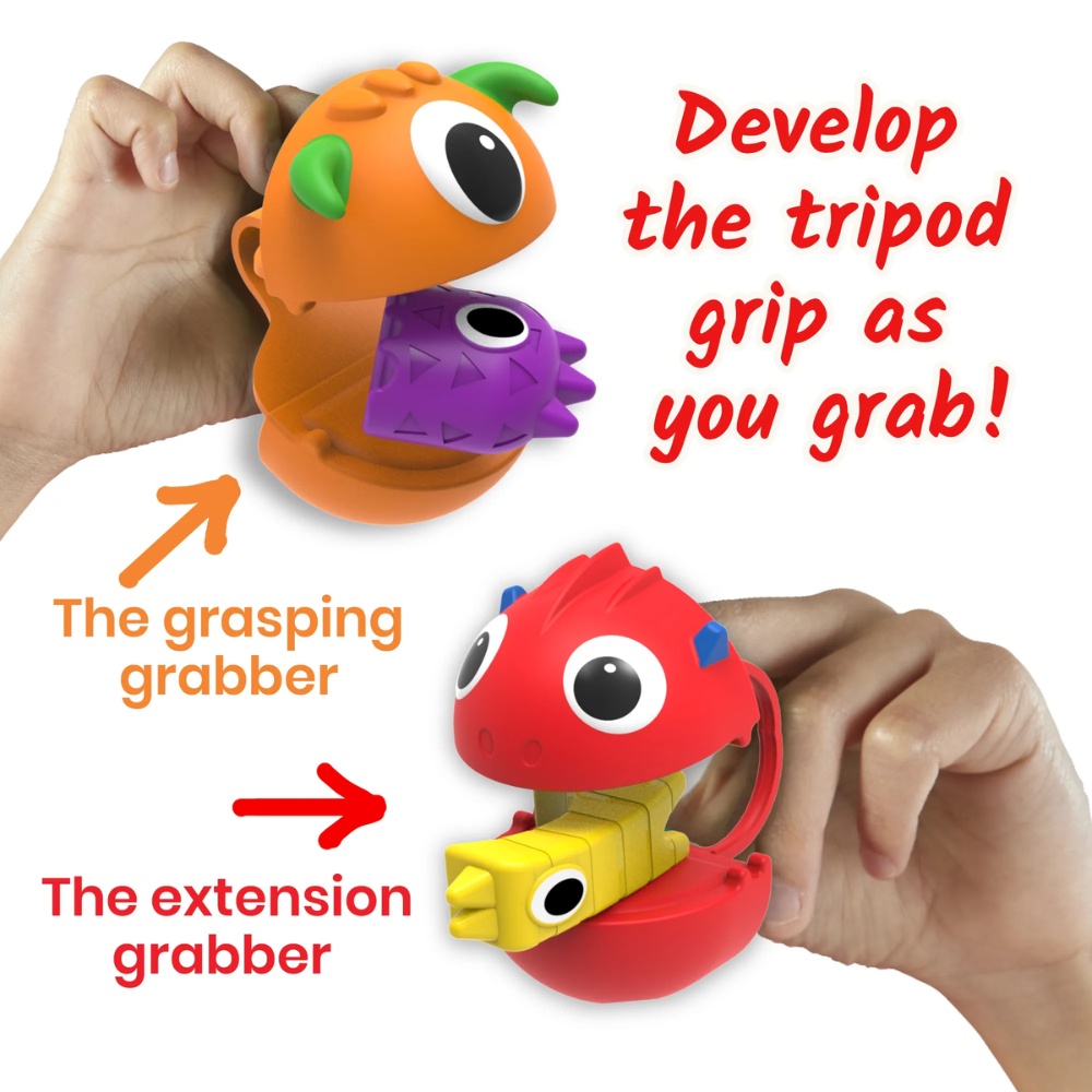 Hand2Mind - Grab That Monster - Fine Motor Sorting Activity Game for Kids - Image 4